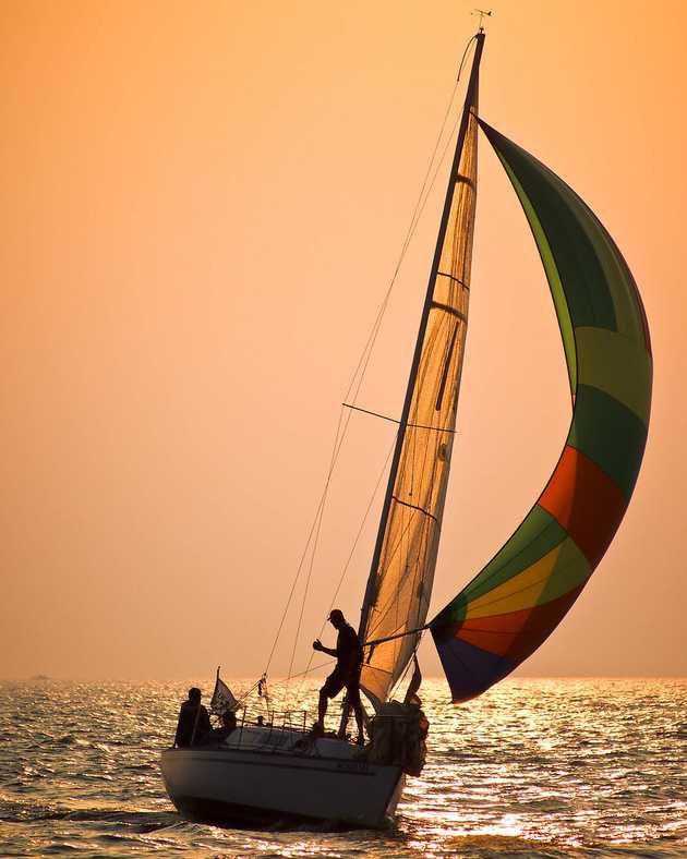 Sailing at Sunset