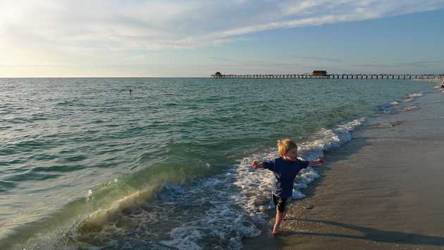 Running Along the Waves