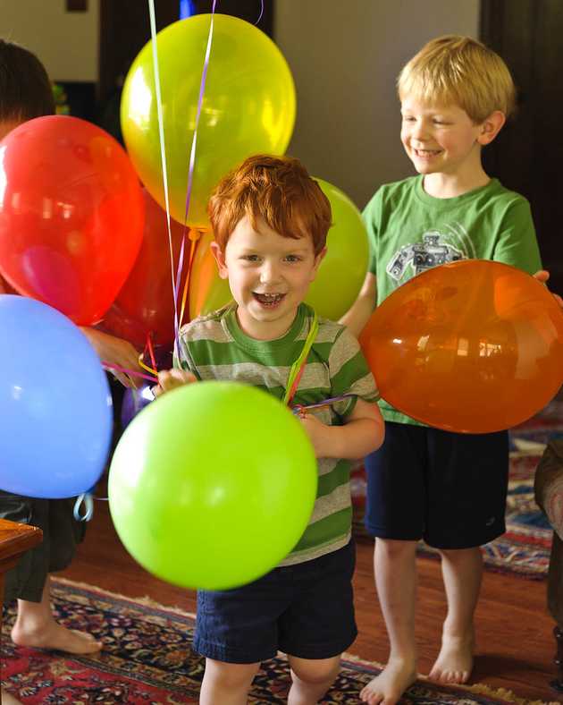 Patrick in the Balloons