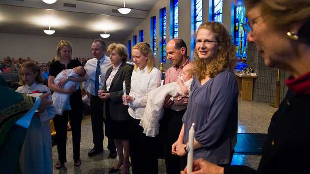 A Scene from the Baptism