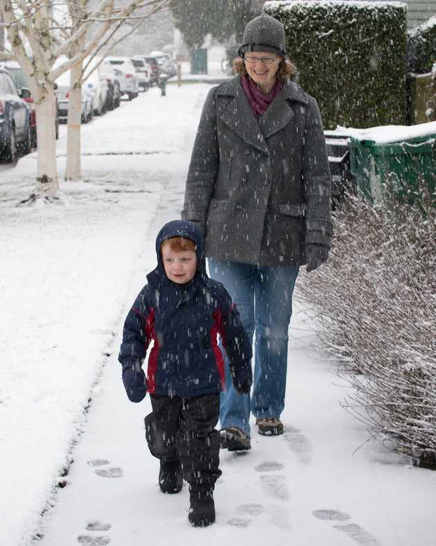 Walking in the Snow